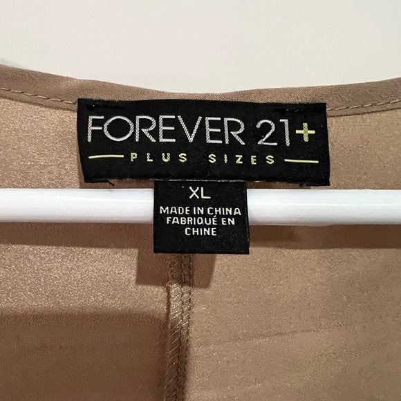 XL brown blouse forever 21 - Picture 2 of 3
